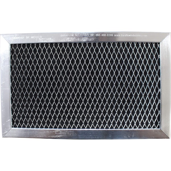 Carbon Filter for GE: WB02X10733, JX81B - 6 3/8 x 8 11/16 x 3/8